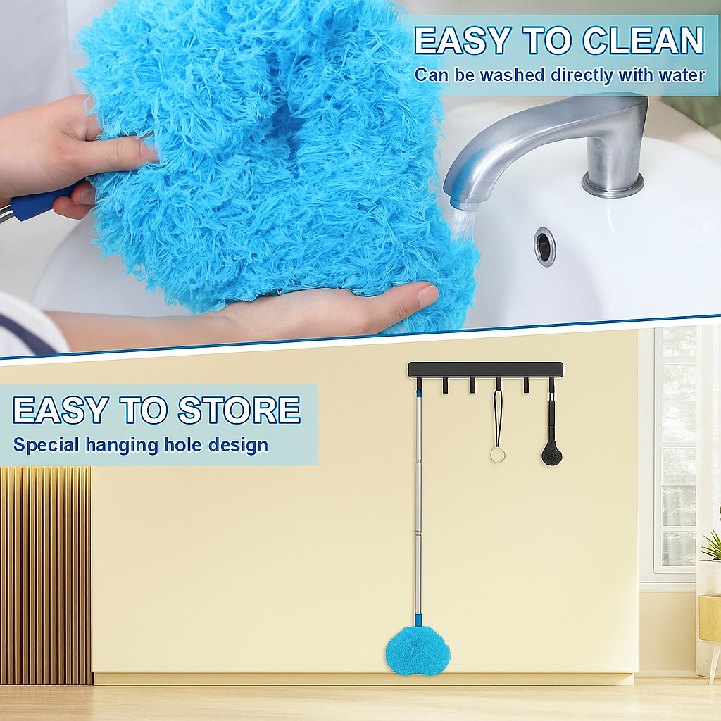 Washable Ceiling Fan Cleaner Duster for Ceiling Fans,Window Blinds, Furniture