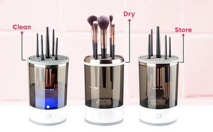 Automatic Make Up Brush Cleaner