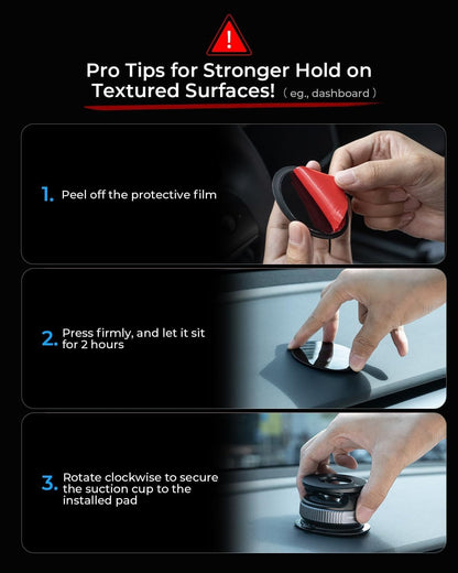 Vacuum suction Magnetic Phone Holder – Strong Grip for Car, Gym, Mirror, Kitchen & Anywhere you need.