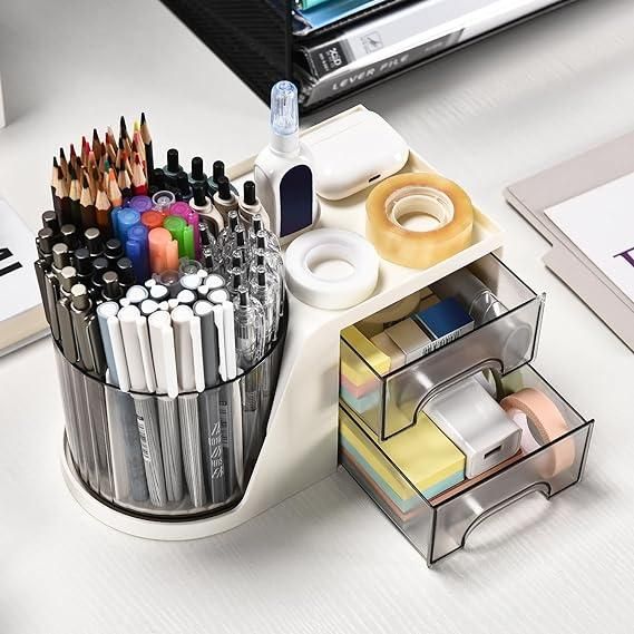 �360 Degree Rotating Desk Organizers