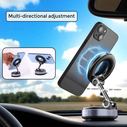 Vacuum suction Magnetic Phone Holder – Strong Grip for Car, Gym, Mirror, Kitchen & Anywhere you need.