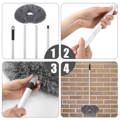 Washable Ceiling Fan Cleaner Duster for Ceiling Fans,Window Blinds, Furniture