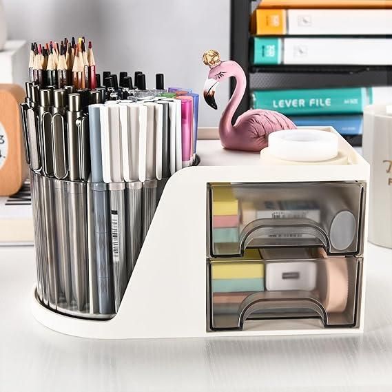 �360 Degree Rotating Desk Organizers