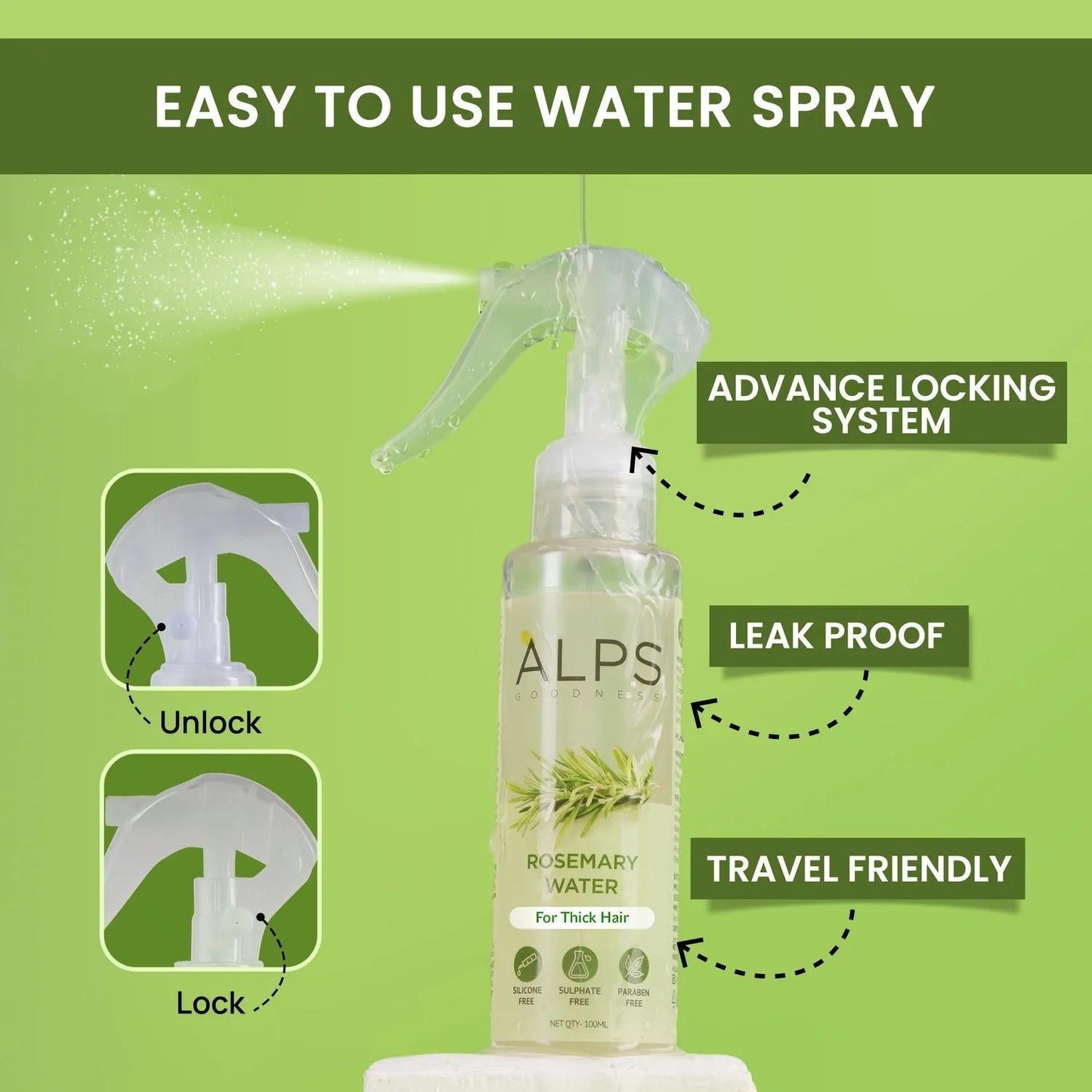 Rosemary Water | Spray For Hair Regrowth Buy 1 Get 2 Free