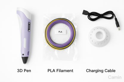 3D Printer Pen for Kids with PLA Filament | Perfect for DIY and Crafting (with USB Cable)