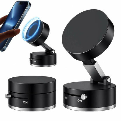 360° Vacuum suction Magnetic Phone Holder – Strong Grip for Car, Home, Kitchen & Anywhere you need.