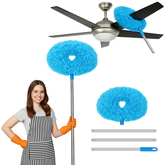 Washable Ceiling Fan Cleaner Duster for Ceiling Fans,Window Blinds, Furniture