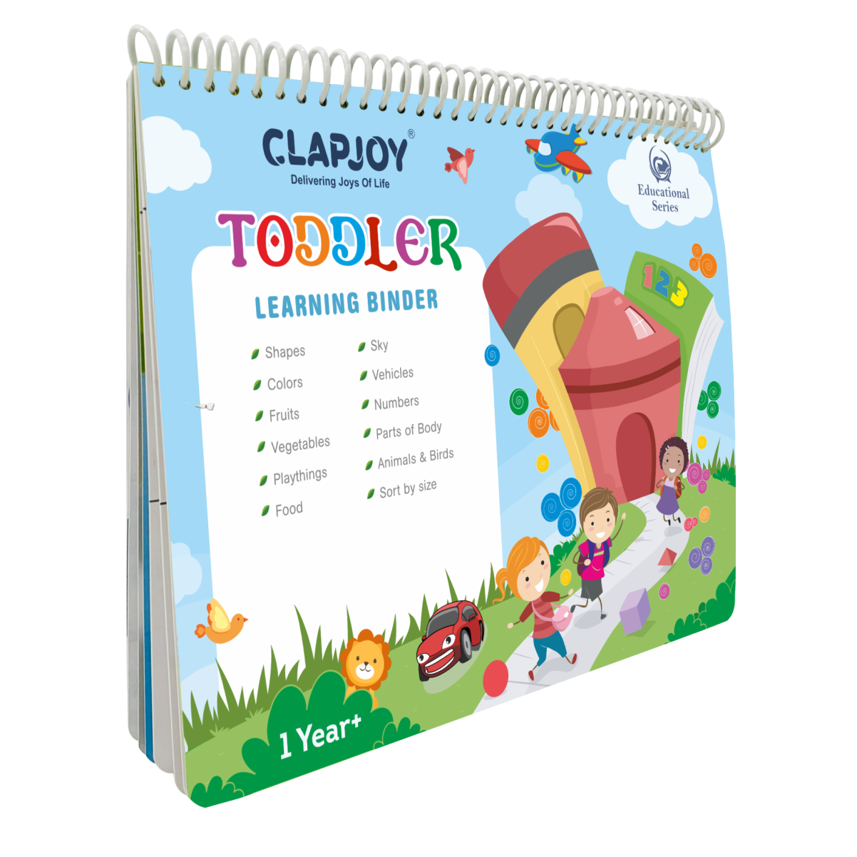 Toddler Learning Book Level 1, Preschool book, 16 in 1 activity book for kids age 2 years+