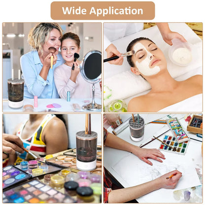 Automatic Make Up Brush Cleaner